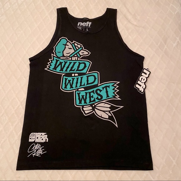 Neff Wild Wild West Tank Top Shirt NWT - Picture 1 of 6